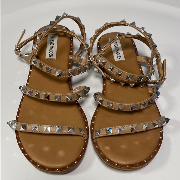 Steve Madden Shoes - Steve Madden Brown Studded Sandals